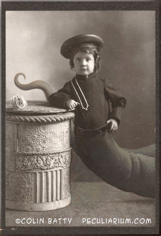 Illustration for article titled Artist Paints On Old Photographs And Turns Victorians Into Monsters